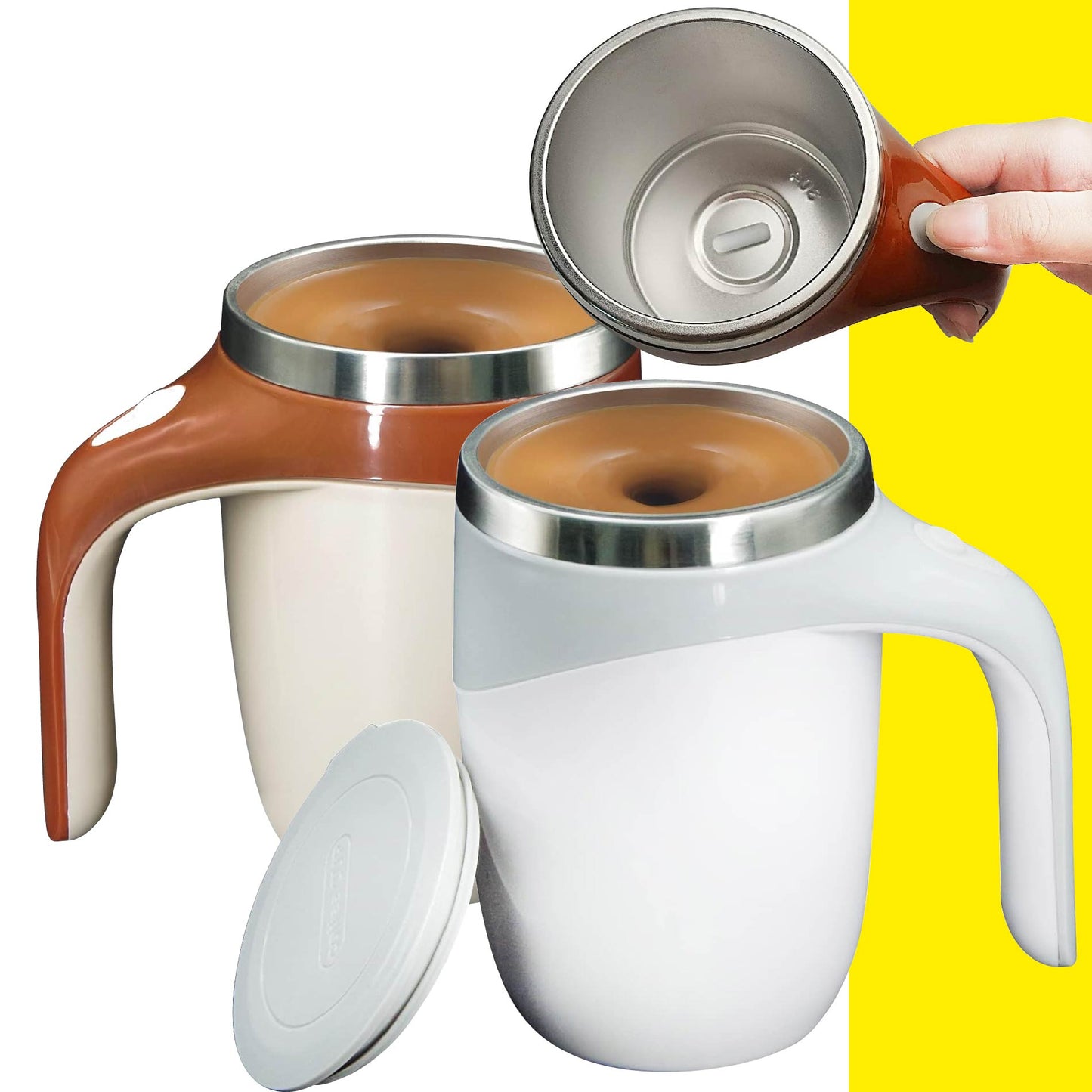 Taza Mug Mezclador Automatico Magnetico