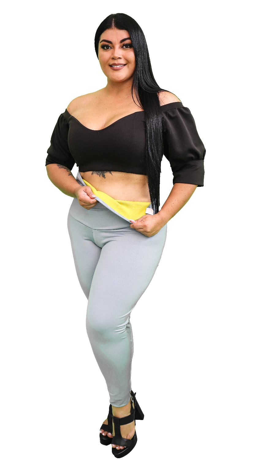 LEGGINS CON PRETINA EN NEOPRENO