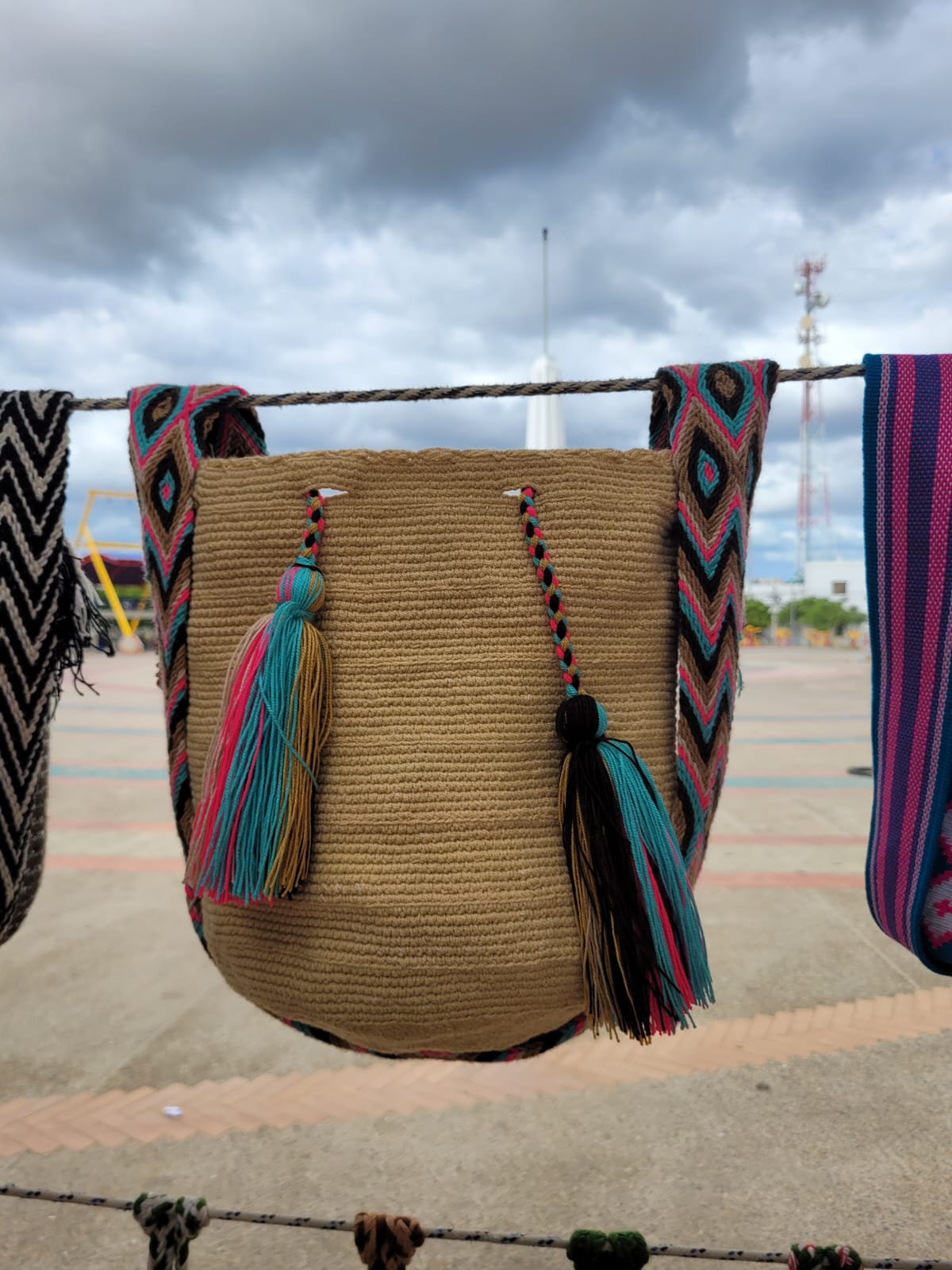 Mochila wayuu sin diseño