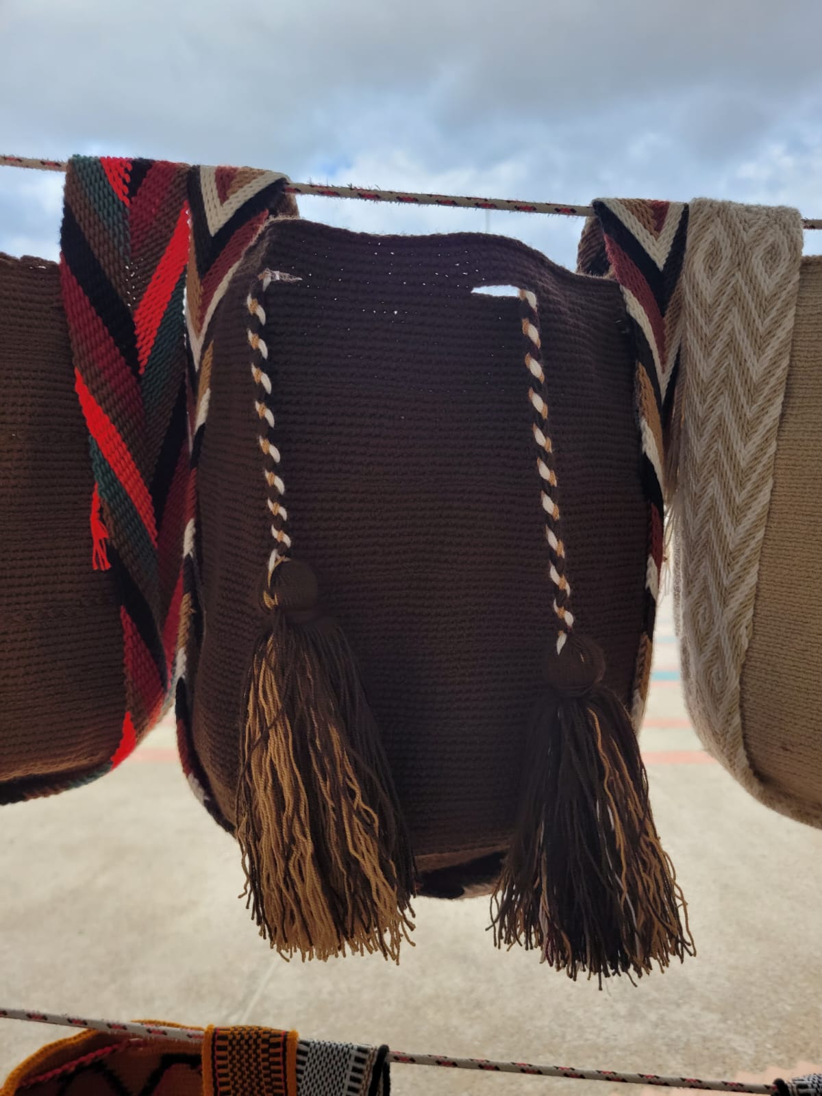 Mochila wayuu sin diseño