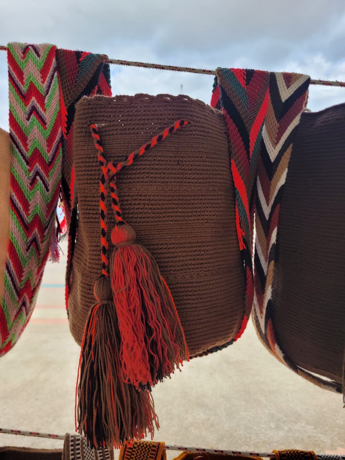 Mochila wayuu sin diseño