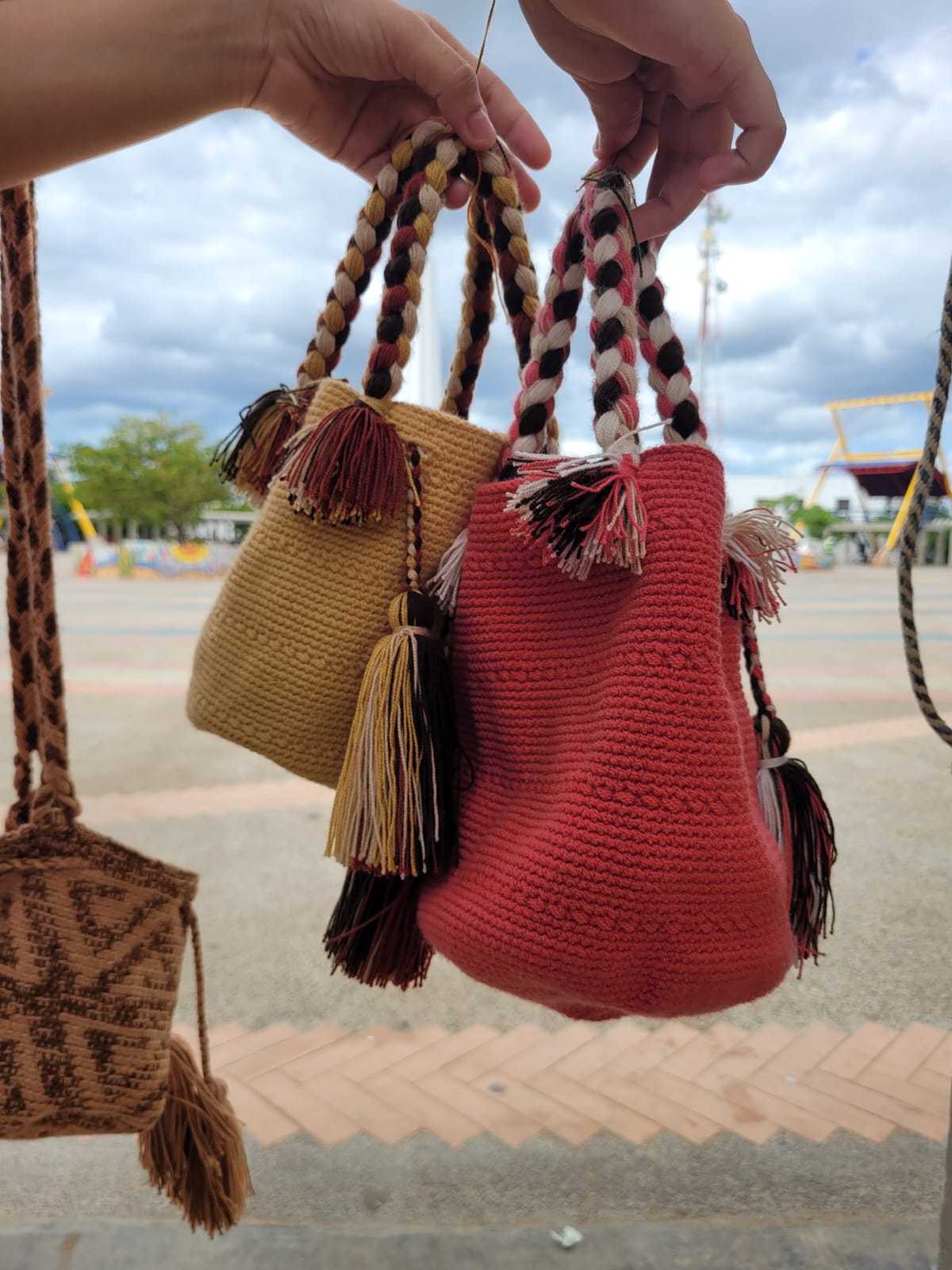 Mochila wayuu sin diseño