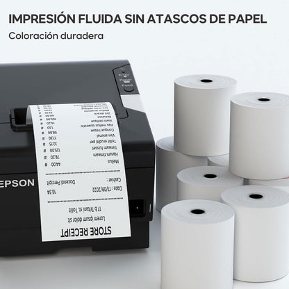 CajaX30 Rollos De Papel Termico De 80mm