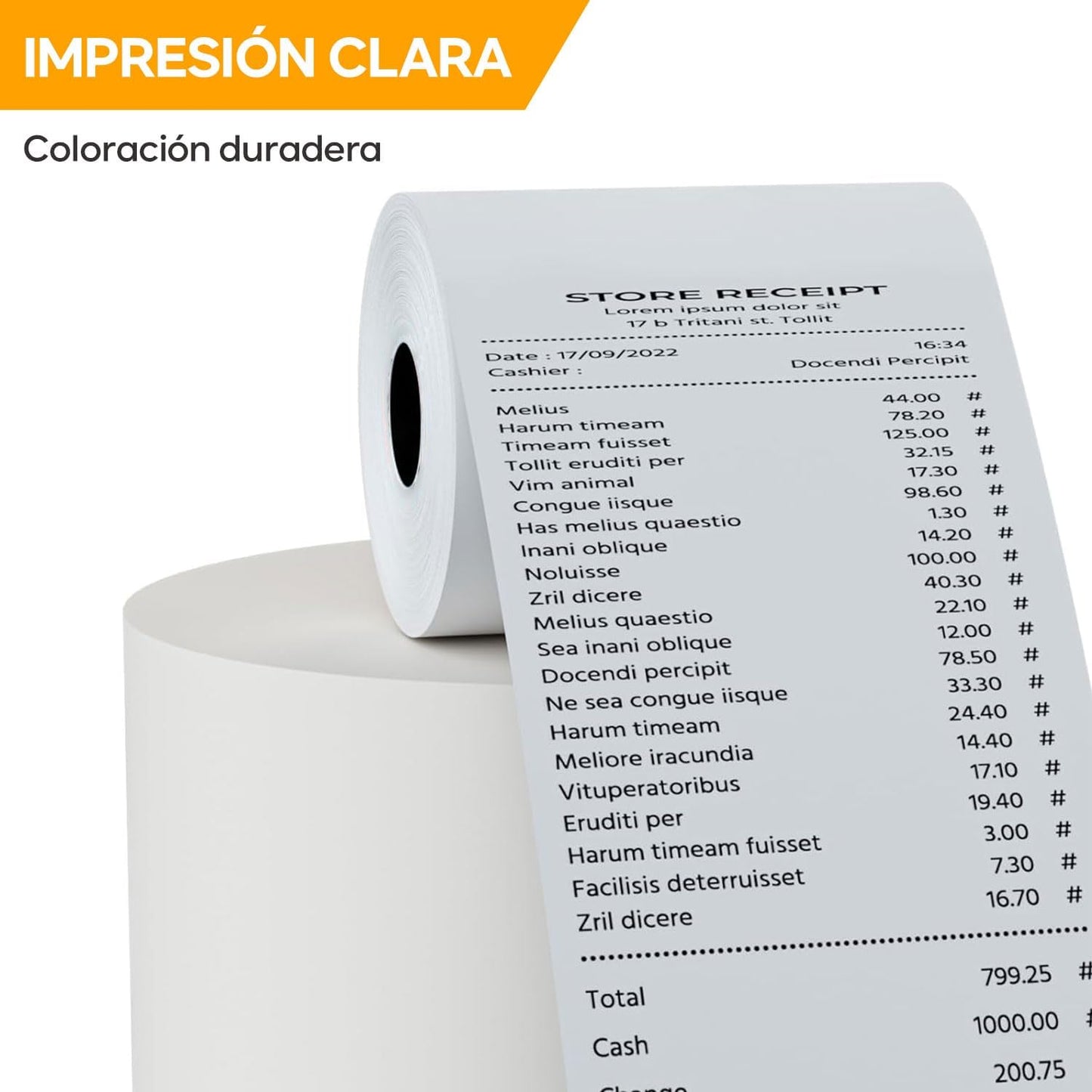 CajaX30 Rollos De Papel Termico De 80mm