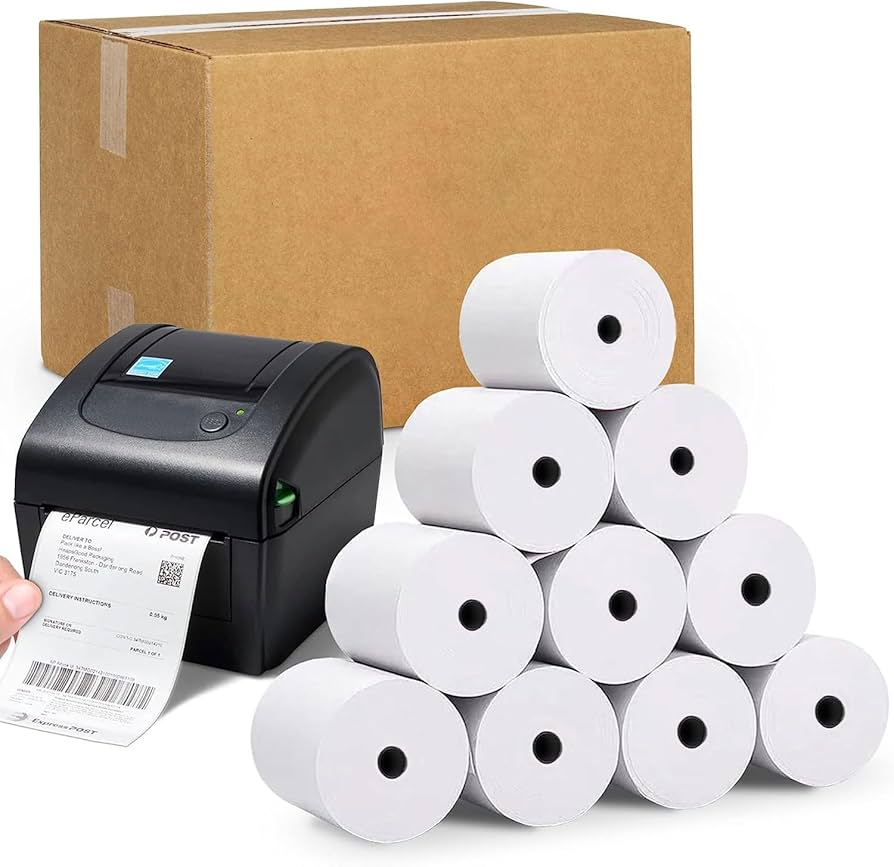 CajaX30 Rollos De Papel Termico De 80mm