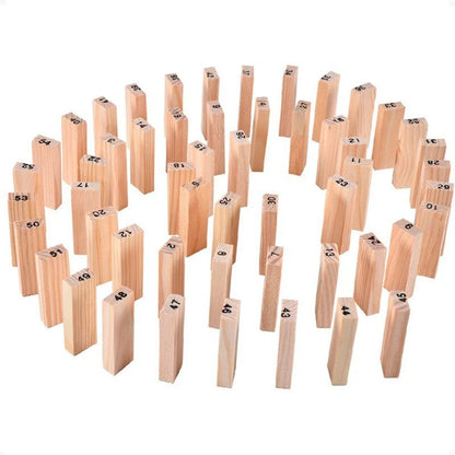 🇨🇴 Juego de Mesa Jenga de Madera – 54 Piezas
