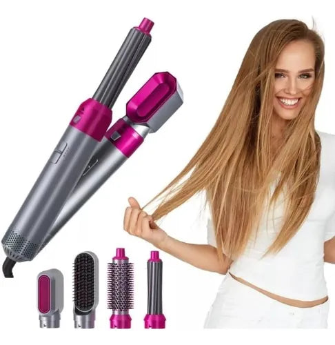 Cepillo Eléctrico de Pelo 5 en 1 – Secador, Alisador y Moldeador