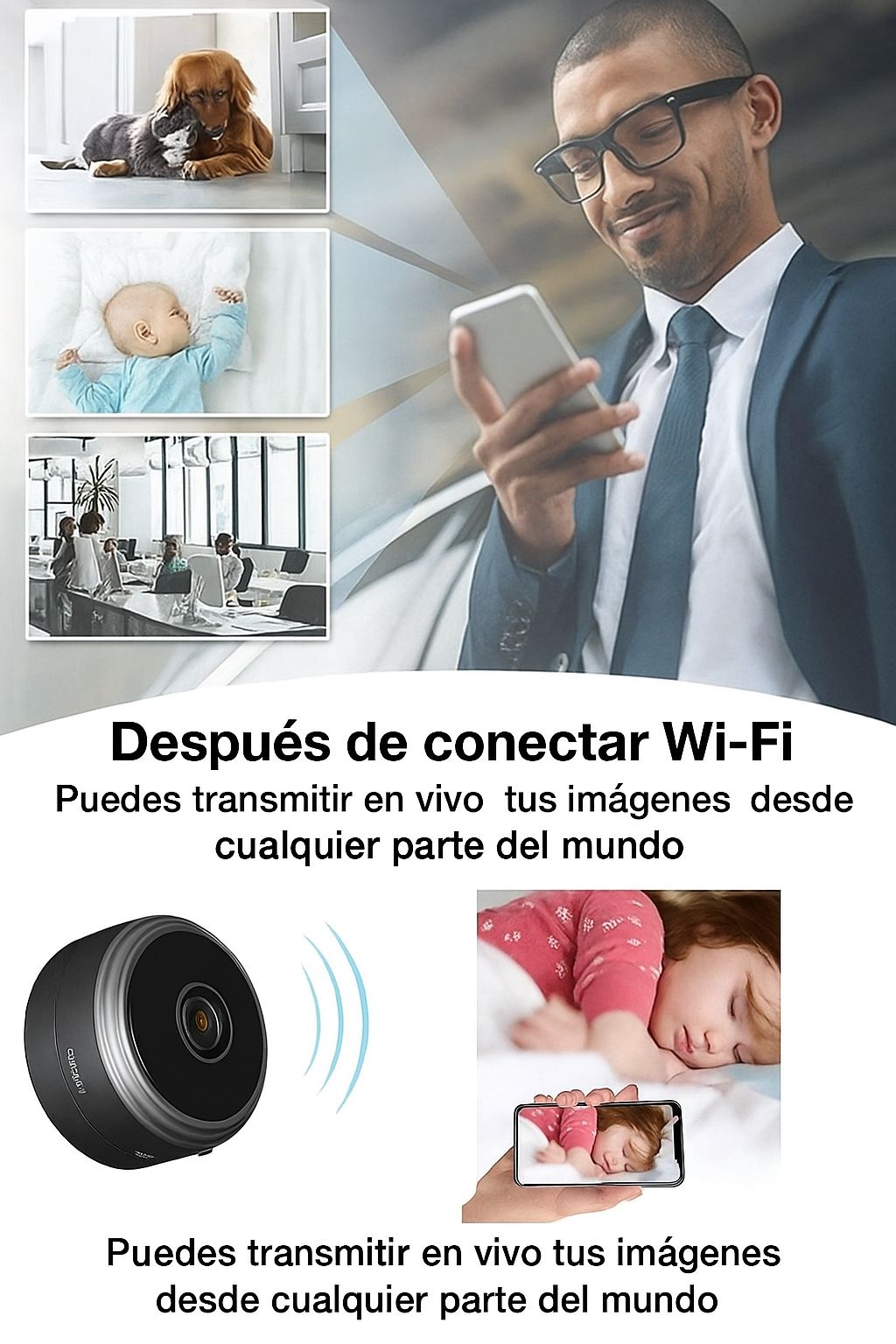 Cámara Mini Recargable A9